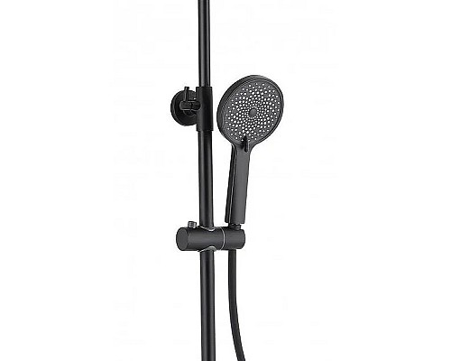 Душевая система beWash BV1TMSS6120 с термостатом Черная матовая