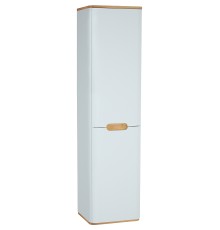 Шкаф пенал Vitra Sento 40 R 60842 подвесной с бельевое корзиной Белый матовый