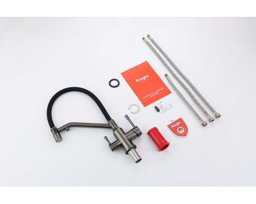 Смеситель для кухни Raglo R81.62.09 Графит матовый Черный