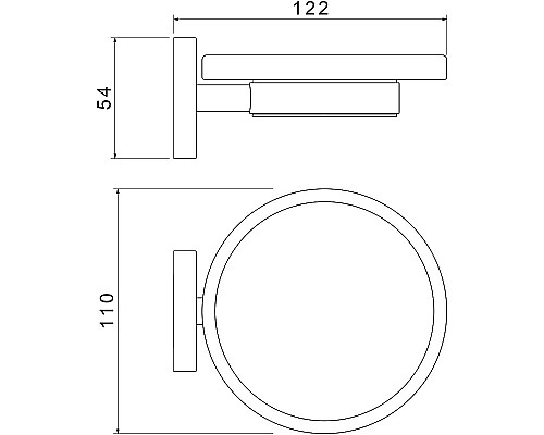 Мыльница Aquatek Европа AQ4103CR Хром