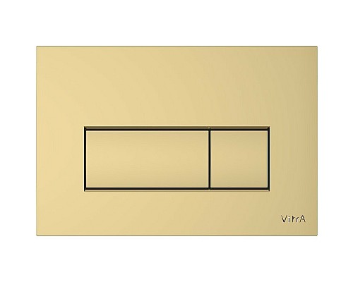 Клавиша смыва Vitra Root Square 740-2324 Золото глянцевое