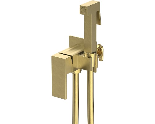 Гигиенический душ со смесителем Splenka S98.52.03 Золото матовое