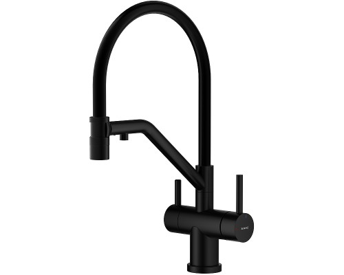 Смеситель для кухни Splenka S70.62.06 Черный матовый