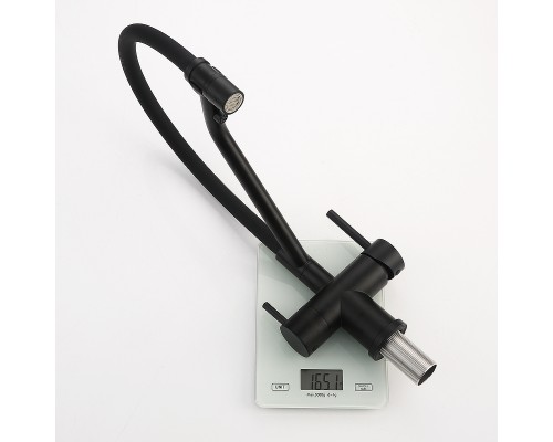 Смеситель для кухни Splenka S70.62.06 Черный матовый