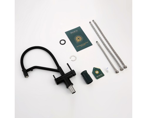 Смеситель для кухни Splenka S70.62.06 Черный матовый