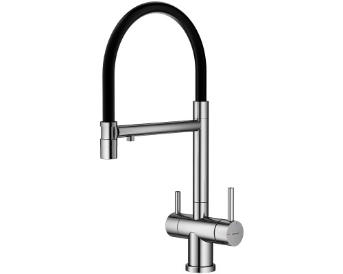 Смеситель для кухни Splenka S70.63.05 Сатин Черный