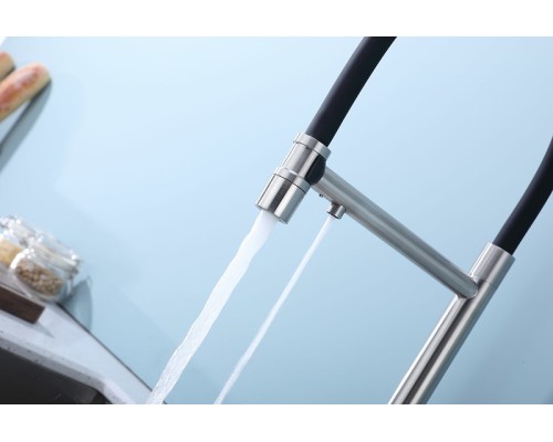 Смеситель для кухни Splenka S70.63.05 Сатин Черный