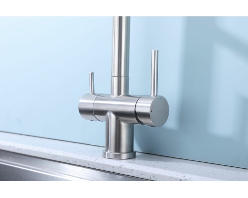 Смеситель для кухни Splenka S70.63.05 Сатин Черный