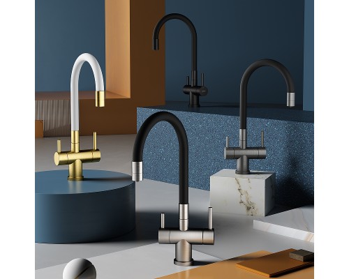 Смеситель для кухни Splenka S70.64.05 Сатин Черный