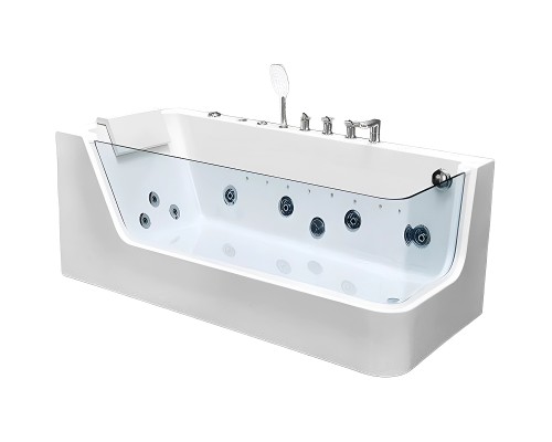 Акриловая ванна Ceruttispa 170x80 L 9947 с гидромассажем