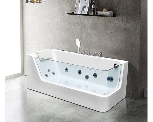 Акриловая ванна Ceruttispa 170x80 L 9947 с гидромассажем