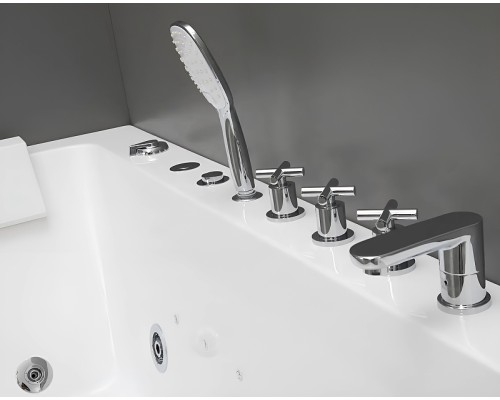 Акриловая ванна Ceruttispa 170x80 L 9947 с гидромассажем