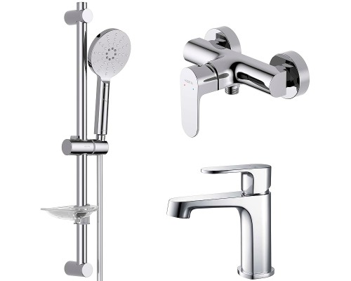 Комплект смесителей Aquatek Оберон AQ1231CR Хром