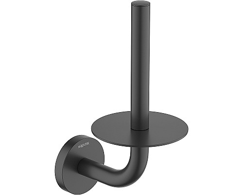 Держатель запасного рулона Aquatek Оберон AQ4207MB Черный матовый