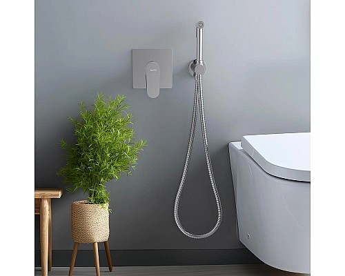 Гигиенический душ со смесителем Aquatek Оберон AQ1219CR Хром