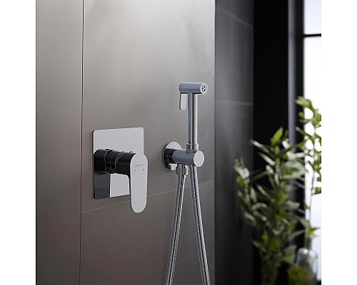 Гигиенический душ со смесителем Aquatek Оберон AQ1219CR Хром