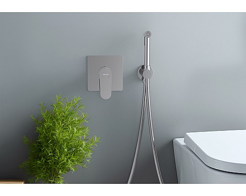 Гигиенический душ со смесителем Aquatek Оберон AQ1219CR Хром