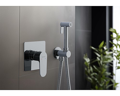 Гигиенический душ со смесителем Aquatek Оберон AQ1219CR Хром