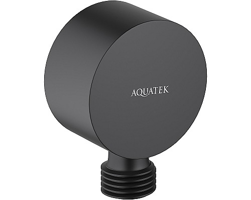 Шланговое подключение Aquatek AQ2457MB Черное матовое