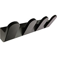 Вешалка для полотенец Altasan Лотос ЛТ20ЧМ Черная матовая