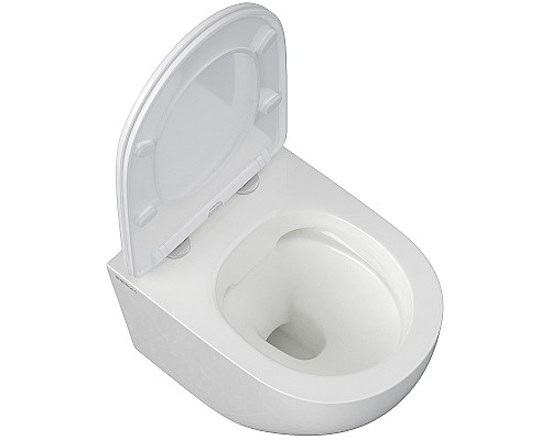 Унитаз Berges Okus Rimless 081127 подвесной с сиденьем Микролифт