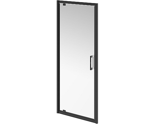 Душевая дверь Kerama Marazzi Vetro 80 VE.80.PD.BLK.M профиль Черный матовый стекло прозрачное