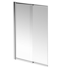 Шторка на ванну Kerama Marazzi Vetro 100 профиль Хром стекло прозрачное