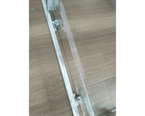 Душевой уголок Esbano Flex 100x80 профиль Черный стекло прозрачное