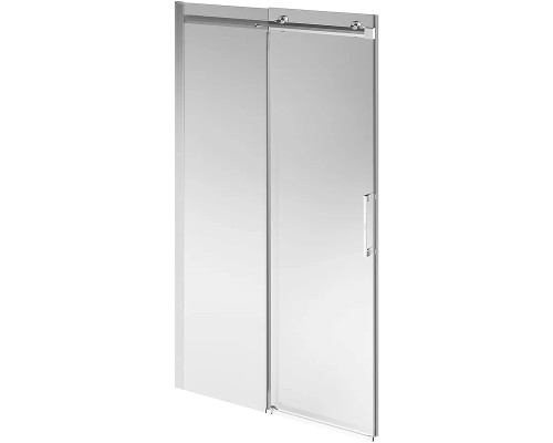 Душевая дверь Kerama Marazzi Cristallo 120 CT.120.SD.BN профиль Брашированный никель стекло прозрачное