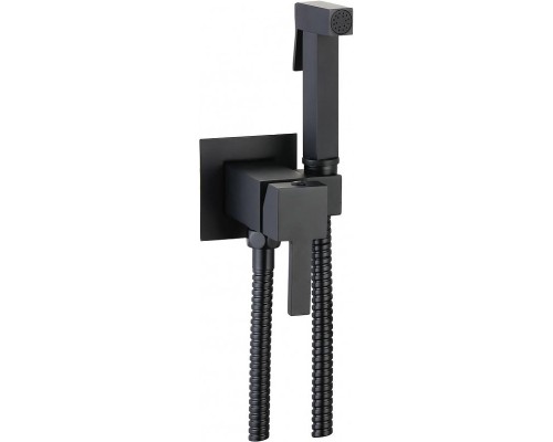 Гигиенический душ со смесителем CeramaLux KBS/001 Черный матовый