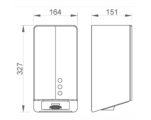 Сушилка для рук Nofer Big Fuga Evo 01831.N Черная
