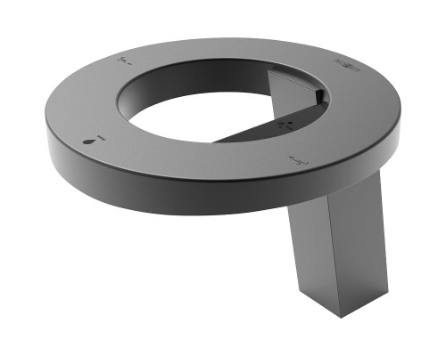 Сушилка для рук со смесителем и дозатором для жидкого мыла Nofer Concept 01901.N Черная