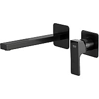 Смеситель для раковины Remer Absolute AU15PLCFP Черный брашированный хром