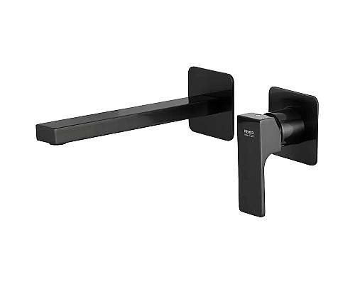 Смеситель для раковины Remer Absolute AU15PLCFP Черный брашированный хром