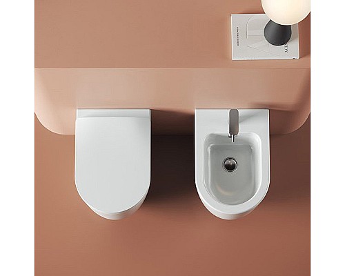 Унитаз Artceram Monet MNV001 05 00 подвесной Белый матовый без сиденья