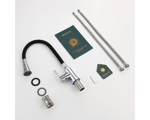 Смеситель для кухни Splenka S201.4306 Хром Черный