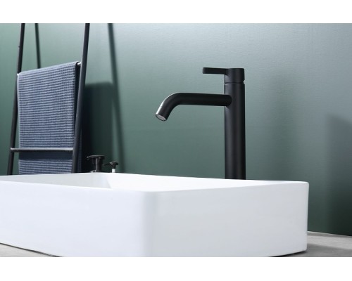 Смеситель для раковины Splenka S221.15.06 Черный матовый