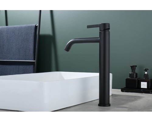 Смеситель для раковины Splenka S221.15.06 Черный матовый