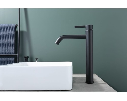 Смеситель для раковины Splenka S221.15.06 Черный матовый