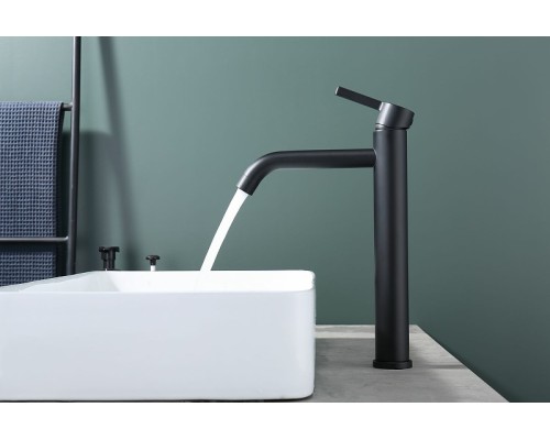 Смеситель для раковины Splenka S221.15.06 Черный матовый