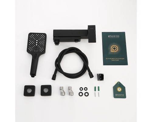 Смеситель для ванны Splenka S224.30.06 Черный матовый