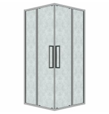Душевой уголок Grossman Cosmo 100х100 300.K33.02.1010.10.02 профиль Хром стекло шиншилла