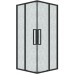 Душевой уголок Grossman Cosmo 100х100 300.K33.02.1010.21.02 профиль Черный матовый стекло шиншилла
