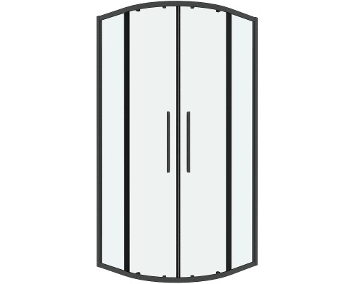 Душевой уголок Grossman Cosmo 90х90 301.K33.02.9090.42.00 профиль Графит сатин стекло прозрачное