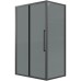 Душевой уголок Grossman Cosmo 120х80 120.K33.02.1280.21.10 профиль Черный матовый стекло тонированное