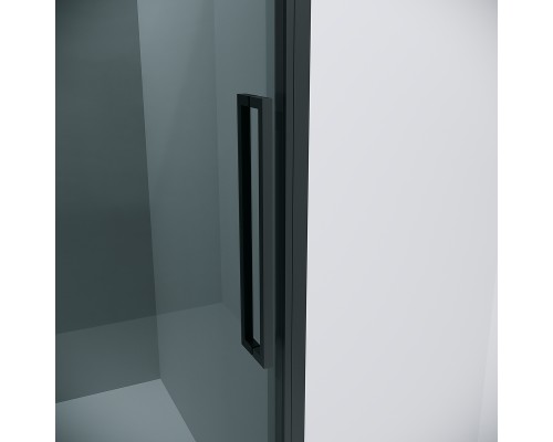 Душевой уголок Grossman Cosmo 120х80 120.K33.02.1280.21.10 профиль Черный матовый стекло тонированное