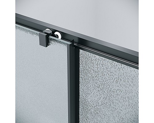 Душевой уголок Grossman Cosmo 110х80 120.K33.02.1180.21.02 профиль Черный матовый стекло шиншилла