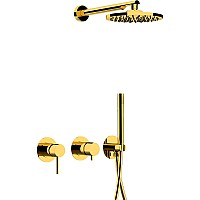 Душевая система Remer X-Style X96S02ODO Золото глянцевое