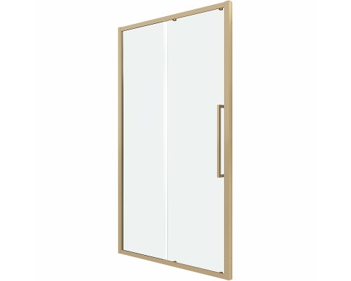 Душевая дверь Grossman Cosmo 100 100.K33.02.100.32.00 профиль Золото сатин стекло прозрачное