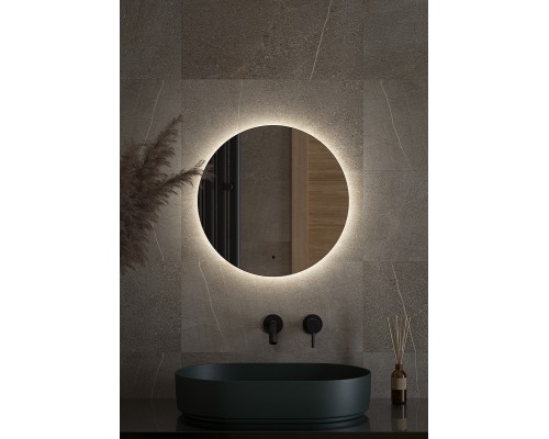 Зеркало Defesto Opti 50x50 с подсветкой 12W-4500К/ИК - выключатель/Нейтральный белый свет